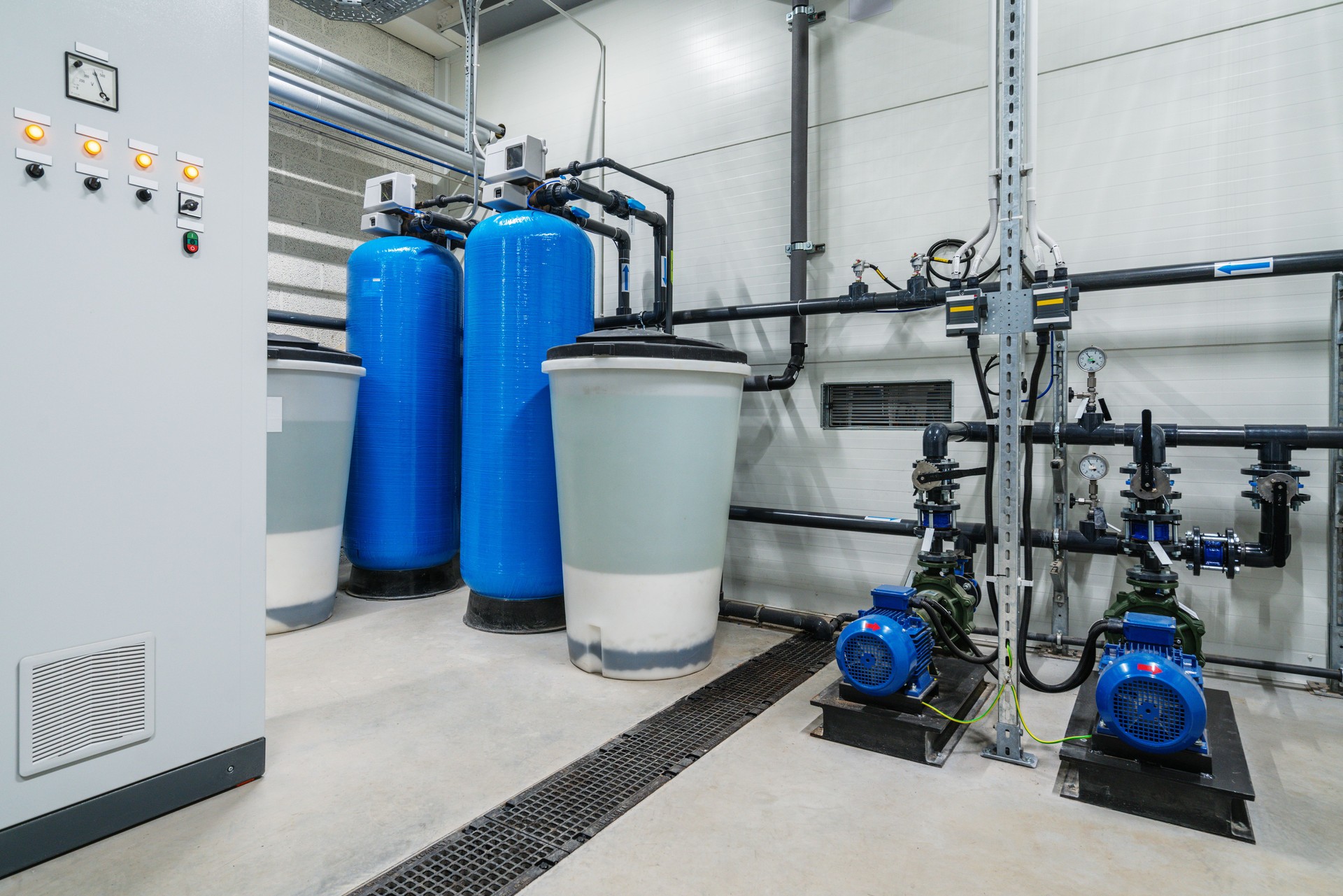 Two water pumps
